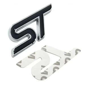 FORD "ST" EMBLEMAT 3D NAKLEJKA NA KLAPE CZARNA Oferta limitowana