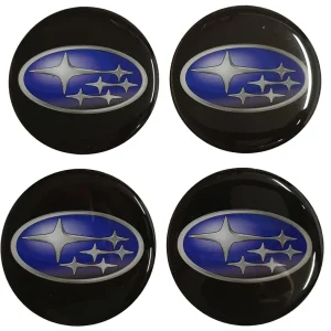 Wyprzedaż NAKLEJKI NA DEKIELKI FELGI KOŁPAKI SUBARU 60 MM