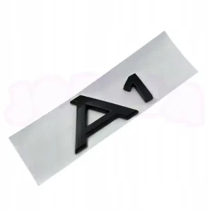 Ekspresowa dostawa EMBLEMAT znaczek A1 na klapę logo AUDI czarny PREMIUM