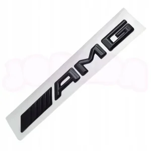 Tylko dziś EMBLEMAT logo AMG tył znaczek MERCEDES naklejka 3D PREMIUM czarny