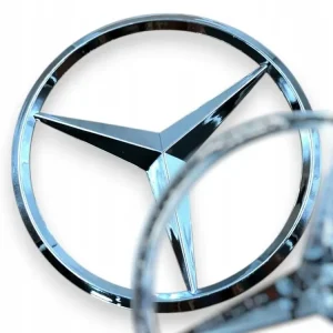 Niska cena Gwiazda Bagażnika 82mm Logo Srebrny Połysk Tył A2468170016 Do B W246 11-13