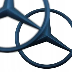 Autentyczny Gwiazda Bagażnika 82mm Atrybut Czerń Mat Tył A1178170016 Do CLA W117 12-13