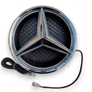 LED CHROM Znak 205 mm Do Mercedes Klasa GLC X253 GLS X166 GLE W166 15-19 Szybka dostawa