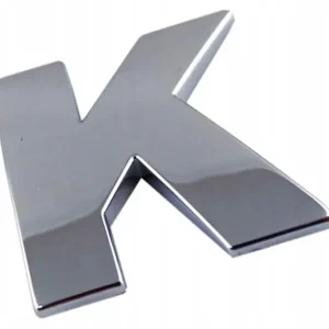 Zwrot pieniędzy K2E73 EMBLEMAT LITERA LITERKA CYFRA CYFRY CHROM k
