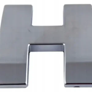 LITERKA CYFRA CYFRY CHROM H P7D46 EMBLEMAT LITERA Rabat