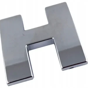 V8D17 EMBLEMAT LITERA LITERKA CYFRA CYFRY CHROM h Ekspresowa dostawa