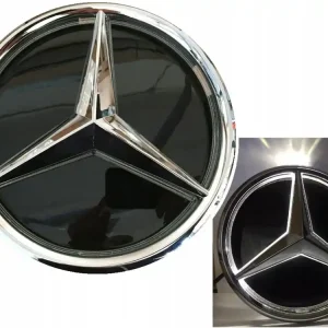 Promocja Emblemat Gwiazda LED Znaczek Znak Zderzaka GRILL Do Mercedes E W213 16-19