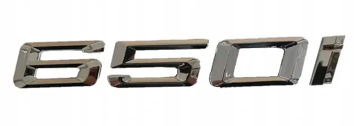 EMBLEMAT NAPIS ZNACZEK ZNAK NA KLAPĘ DO BMW E63 E64 E24 F12 F13 650I 650 Kup teraz