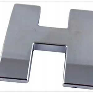 Wyprzedaż E9Q90 EMBLEMAT LITERA LITERKA CYFRA CYFRY CHROM H 0000-00