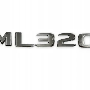 Napis Klapy Znak Decor ML320 ML 320 PŁASKI KLAPY TYŁ Na Taśmę DO Mercedes Niska cena