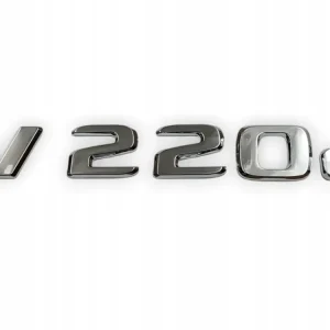V220d V220 d Napis EMBLEMAT PŁASKI W KLAPĘ TYŁ CHROM Do Mercedes V KLASA Wysoka jakość
