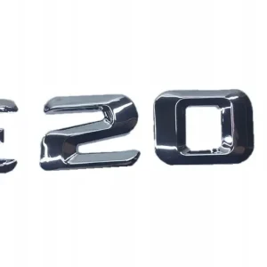 Premium E200 ZNACZEK EMBLEMAT NAPIS LOGO OZNACZENIE KLAPY DO MERCEDES BENZ 24mm