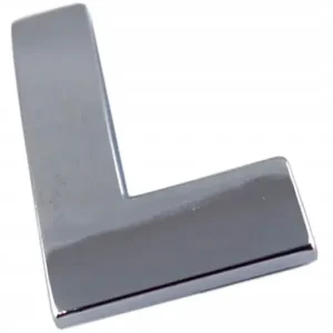 Premium EMBLEMAT LITERA LITERKA CYFRA CYFRY CHROM naklejka L L