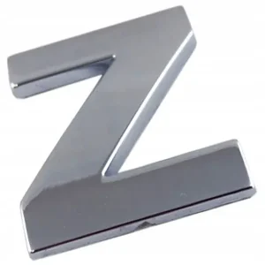 Oryginalny E2M47 EMBLEMAT LITERA LITERKA CYFRA CYFRY CHROM Z
