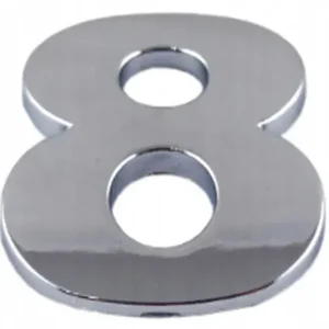 CYFRY LITERA MAŁA CHROM 8 OSIEM C5L08 EMBLEMAT CYF Oferta limitowana