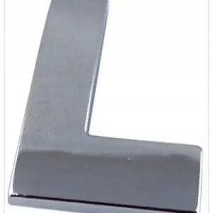 Rabat B8D25 EMBLEMAT LITERA LITERKA CYFRA CYFRY CHROM L L 0000-00