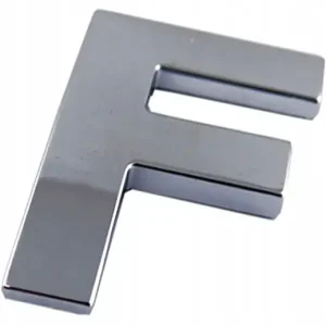 T7J09 EMBLEMAT LITERA LITERKA CYFRA CYFRY CHROM F Kup teraz