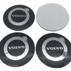 Szybka dostawa VOLVO NAKLEJKI ZNACZKI EMBLEMATY LOGO NA KOŁPAKI DEKIELKI 60mm NOWE LOGO