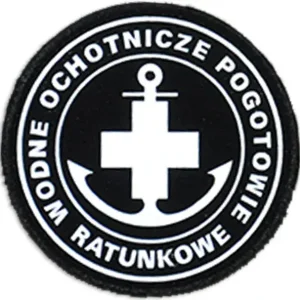 Wyprzedaż Emblemat odblaskowy WOPR na rzepie 8,5 cm