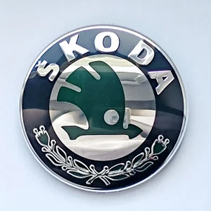 Emblemat znaczek logo SKODA 80 mm Felicia Yeti Octavia Scala Roomster Ekspresowa dostawa