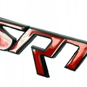 SRT emblemat napis logo czarno-czerwony Rabat