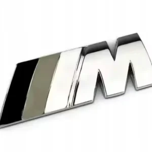 Oferta limitowana Emblemat Naklejka Metalowa BMW MPower Mpakiet Ozdoba Chrom na Taśmę Auto