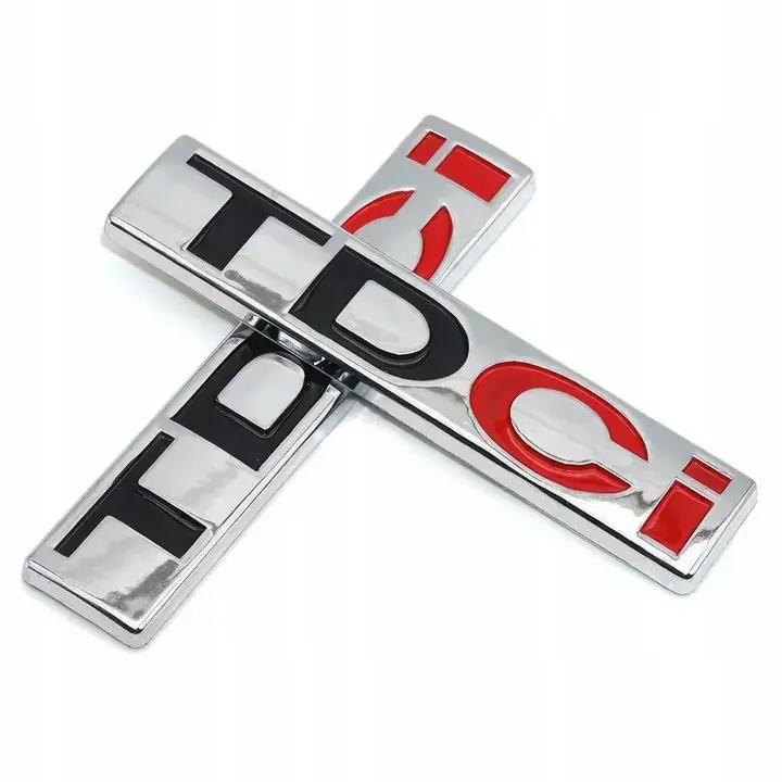 Oryginalny EMBLEMAT ZNACZEK LOGO TDCI NA TYŁ KLAPĘ BAGAŻNIK DO FORD FIESTA FOCUS, KUGA