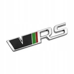 EMBLEMAT logo VRS RS tył SKODA Octavia Fabia Superb CHROM Popularny