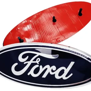 EMBLEMAT ZNACZEK LOGO PRZÓD FORD TRANSIT MK7 06-14 230mm x 90mm granatowy Premium