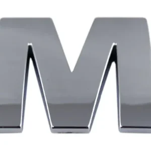 Oryginalny EMBLEMAT LITERA LITERKA CYFRA CYFRY CHROM M