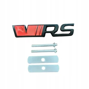 EMBLEMAT na grill PRZÓD VRS SKODA Octavia Superb Fabia czerwony czarny Rabat
