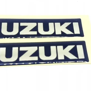 Oryginalny SUZUKI emblemat na zbiornik kufry boczki 2 SZT