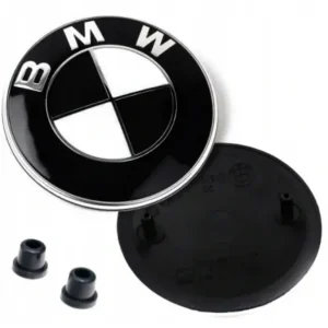 EMBLEMAT ZNACZEK LOGO CZARNO CZARNY BIAŁY BMW 82mm E30E34E38E46E53E83E60 Bezpieczna płatność