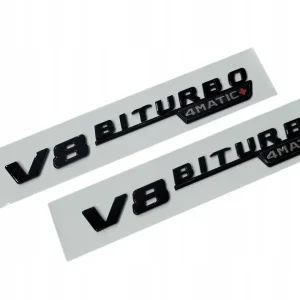 2x Emblemat do Mercedes na błotnik V8 Biturbo 4M+ Popularny