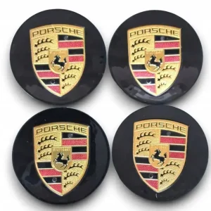 Kup teraz DEKIELKI DEKLE DO ALUFELG ZAŚLEPKI PORSCHE 95B601150 65MM / 48MM CZARNE