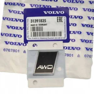 VOLVO XC40 XC60 AWD emblemat na tylna klape OE 31391835 Ostatnia szansa