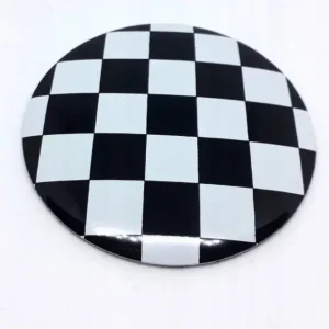 SZACHOWNICA naklejka emblemat felga kołpak 56 mm Autentyczny