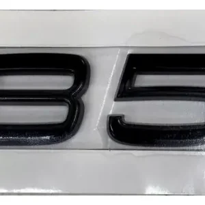 VOLVO S60 III emblemat B5 czarny black edition Wysoka jakość