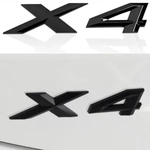 Emblemat Znaczek Napis do BMW X4 czarny połysk Bezpieczna płatność