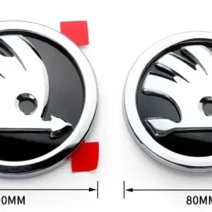 Wyprzedaż SKODA EMBLEMATY OCTAVIA SUPERB FABIA 80mm i 90mm NA PRZÓD TYŁ KLAPA MASKA