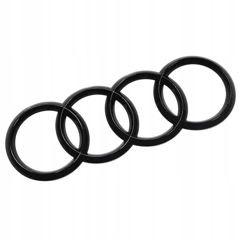 Wysoka jakość Audi 4K8071802 znak pierścienie Black Edition