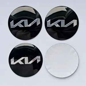 4szt. KIA 56 mm aluminiowe emblematy na dekielki, naklejki, logo Zamów teraz