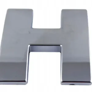 Rabat EMBLEMAT LITERA LITERKA CYFRA CYFRY CHROM h