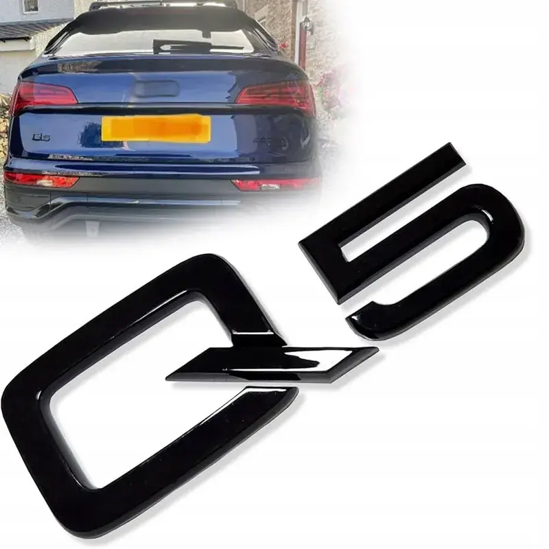 Emblemat NA tył do Audi Q5 Czarny Połysk BLACK GLOSSY JAKOŚĆ HQ Nowość