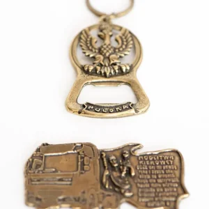 Naklejka ciężarówka z modlitwą plus brelok otwieracz orzełek/ zestaw 2 w 1/ Oryginalny