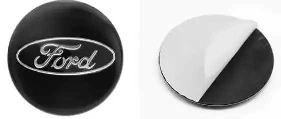 FORD NAKLEJKI EMBLEMATY LOGO ZNACZKI NAKLEJKA 56mm ALUMINIOWE Tylko dziś