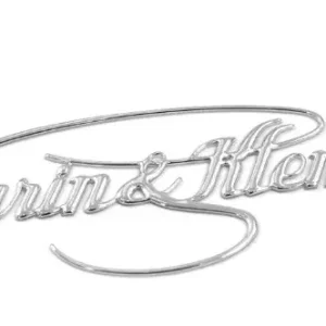 Zwrot pieniędzy EMBLEMAT LOGO NAPIS ZNACZEK DO SKODA LAURIN&KLEMENT SREBRNY CHROM