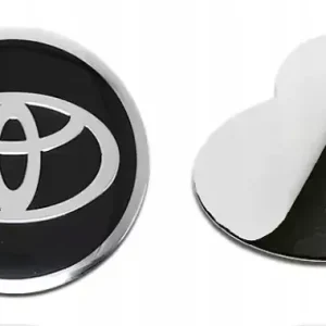 TOYOTA NAKLEJKI ZNACZKI EMBLEMATY ALUMINIOWE NA DEKIELKI 60mm 1szt Niska cena