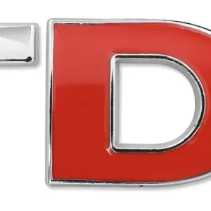 Oferta limitowana Emblemat logo samoprzylepny znaczek do VW VOLKSWAGEN TDI 7,8x2,6 cm NOWY