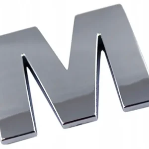 Tylko dziś EMBLEMAT P0Y83 LITERA LITERKA CYFRA CYFRY CHROM M